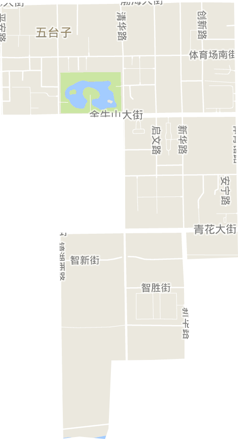 五臺(tái)子街道電子地圖