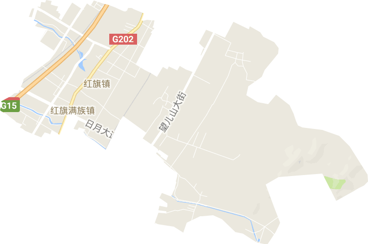 紅旗滿族鎮電子地圖
