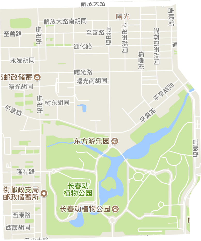 曙光街道電子地圖