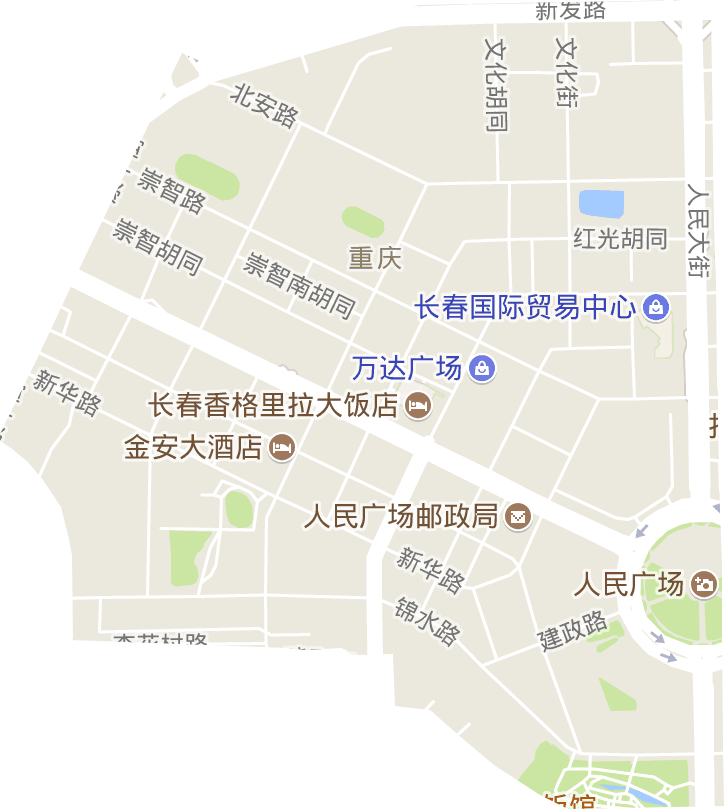 重慶街道電子地圖