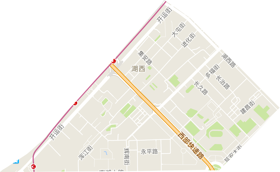 湖西街道電子地圖