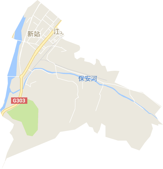 新站街道電子地圖