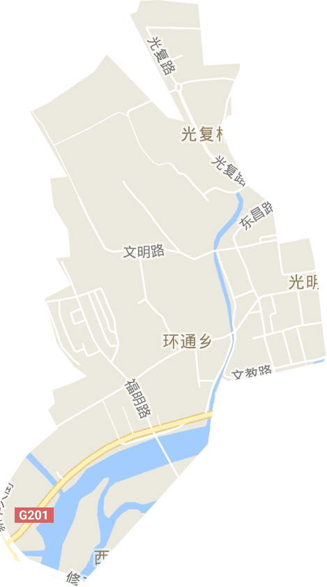 光明街道電子地圖