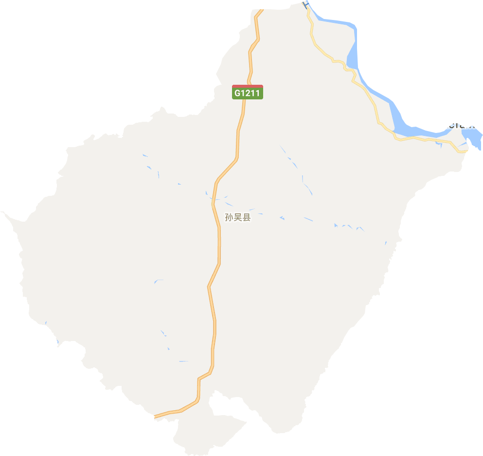 孫吳縣電子地圖