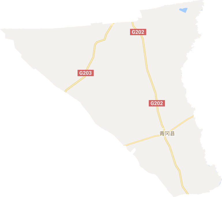 青岡縣電子地圖