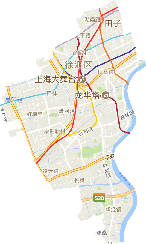 徐匯區(qū)電子地圖