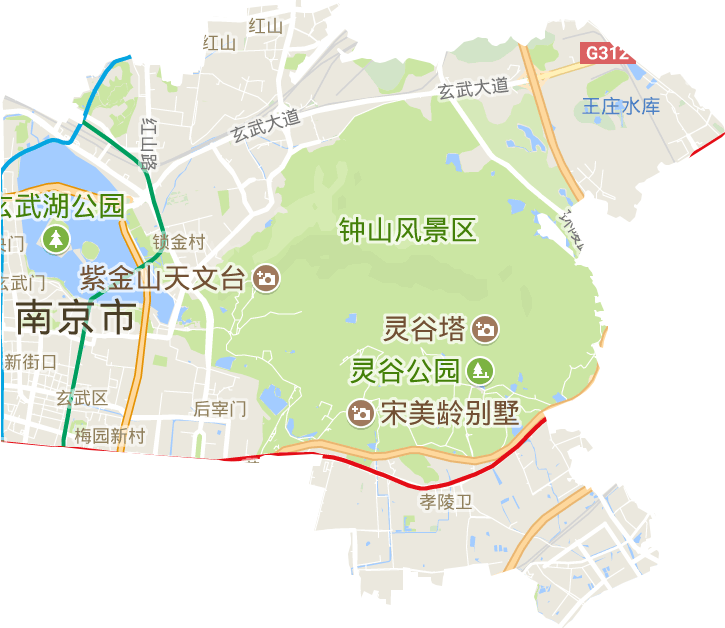 玄武區(qū)電子地圖