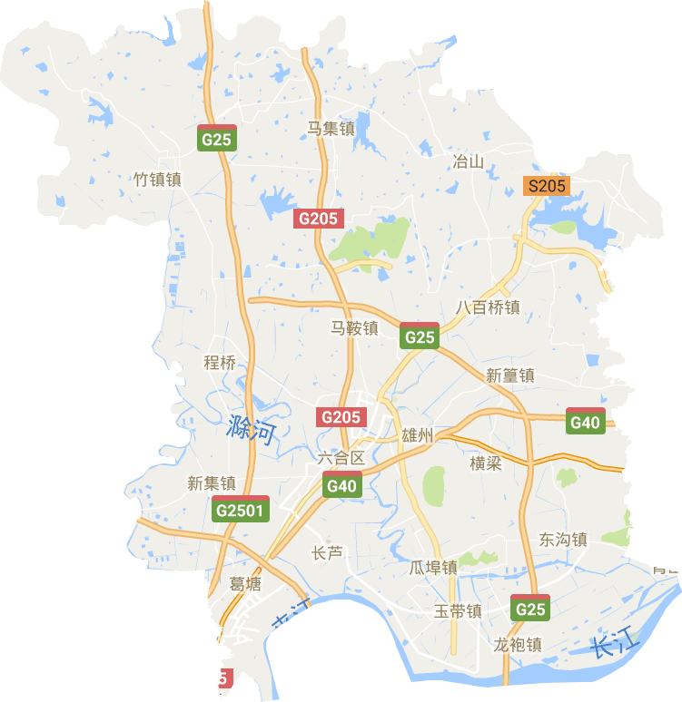 六合區電子地圖