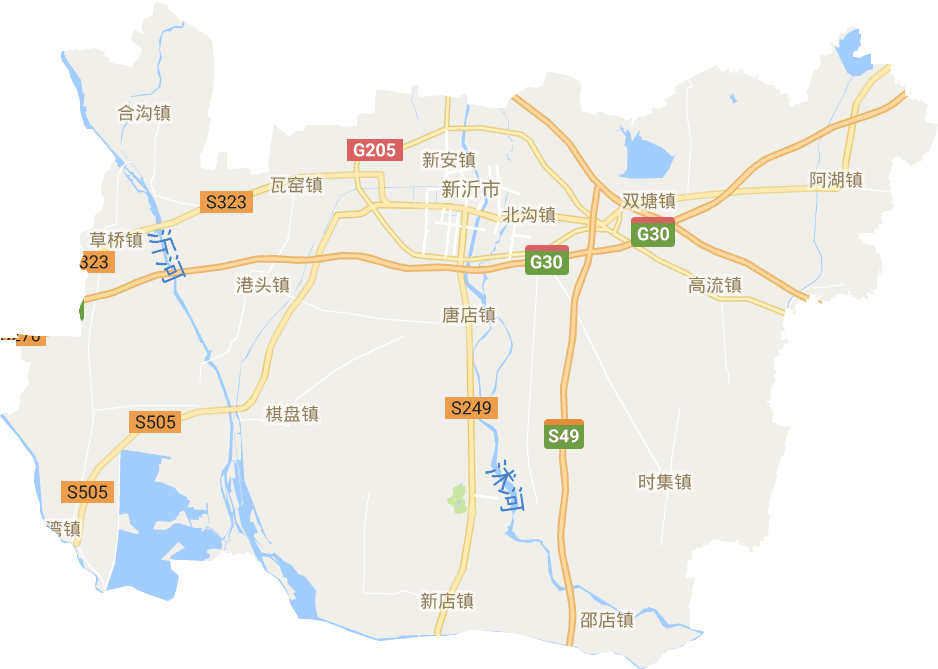 新沂市電子地圖