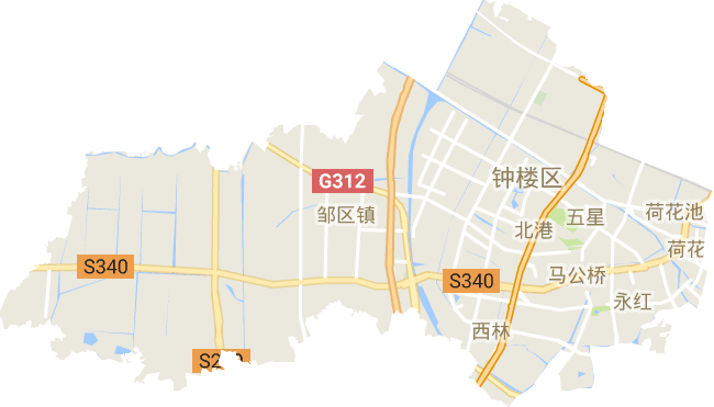 鐘樓區電子地圖