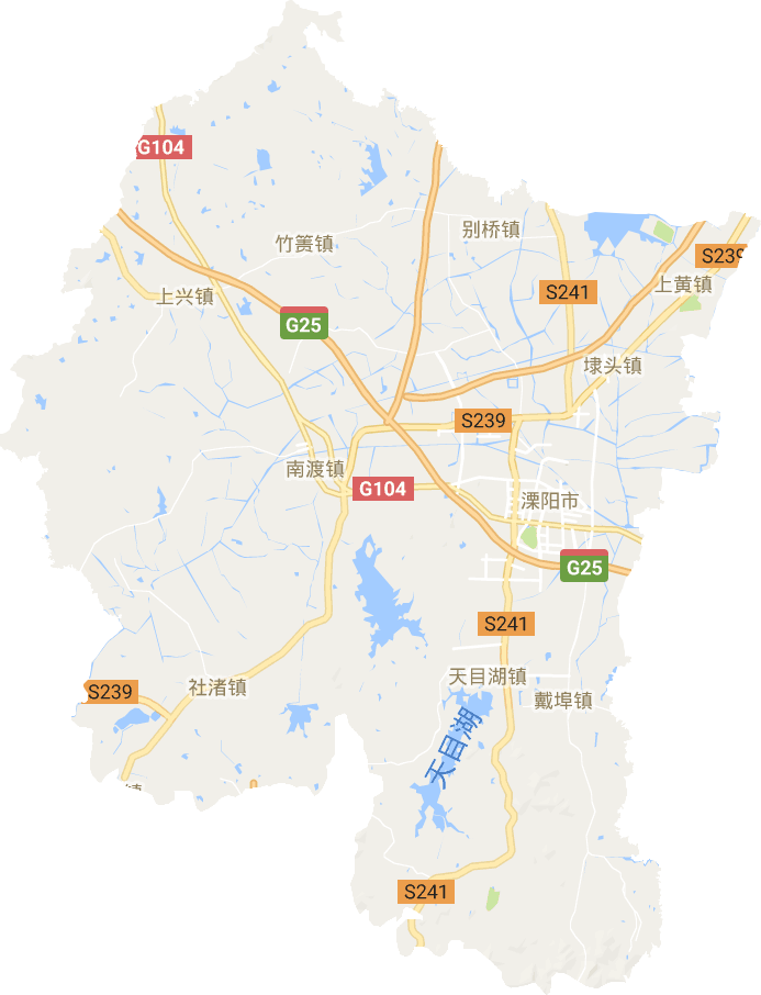 溧陽市電子地圖
