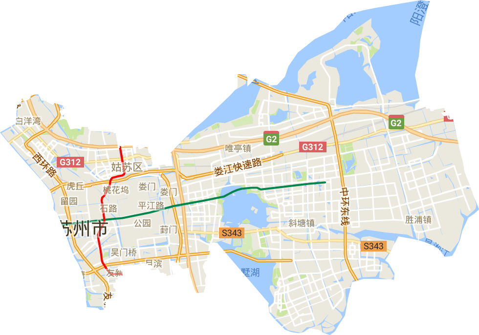 姑蘇區電子地圖
