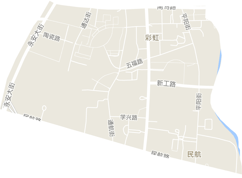 彩虹街道電子地圖