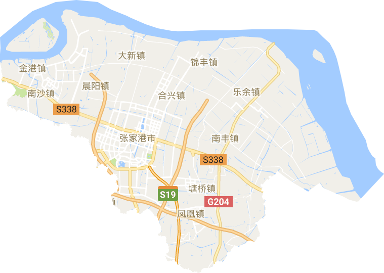 張家港市電子地圖