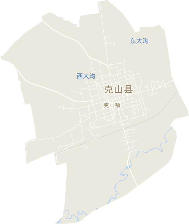 克山鎮電子地圖