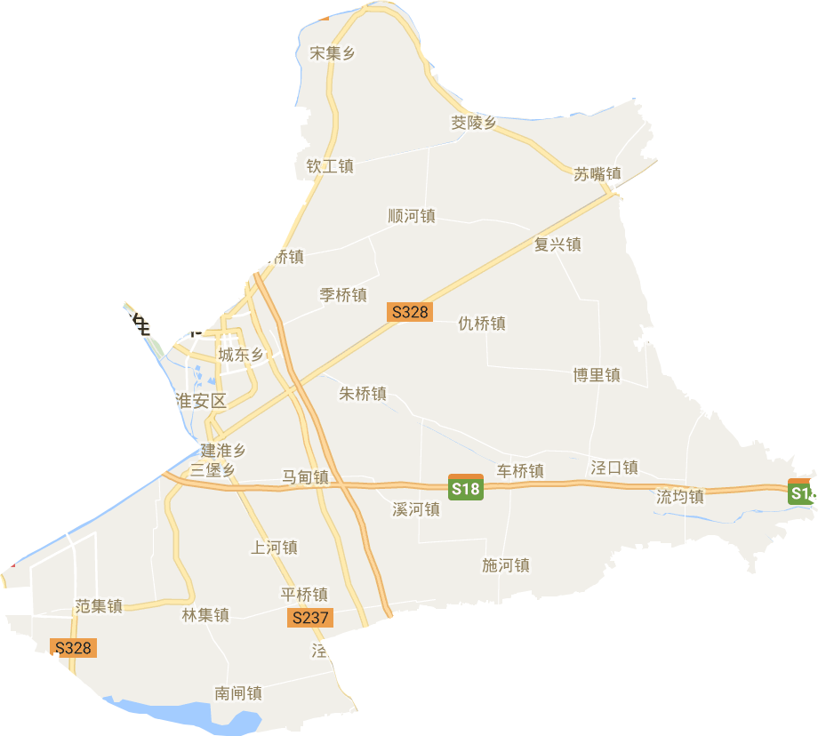 淮安區電子地圖