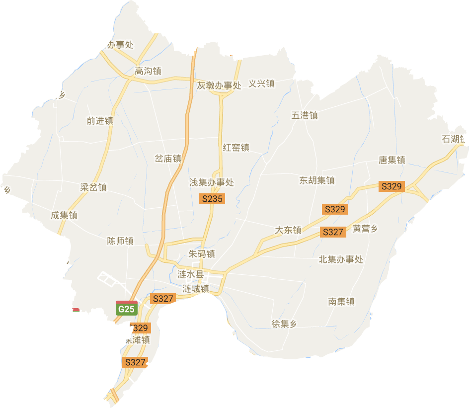漣水縣電子地圖