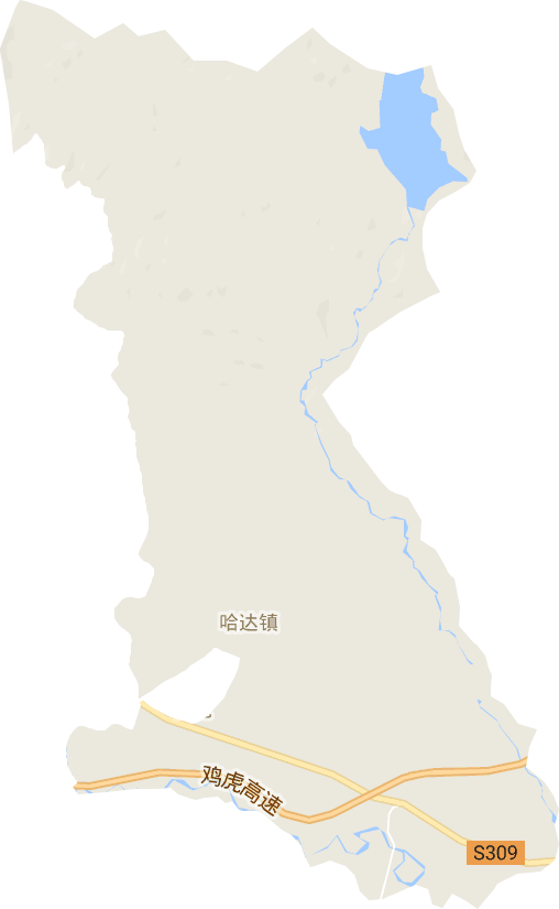 哈達鎮電子地圖