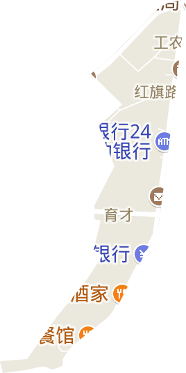 紅旗街道電子地圖