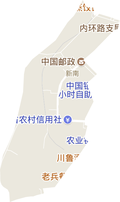新南街道電子地圖