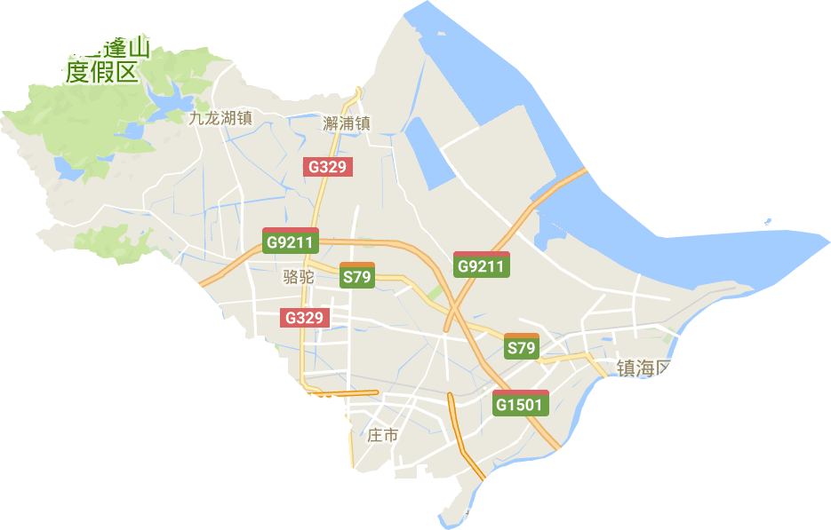 鎮海區電子地圖