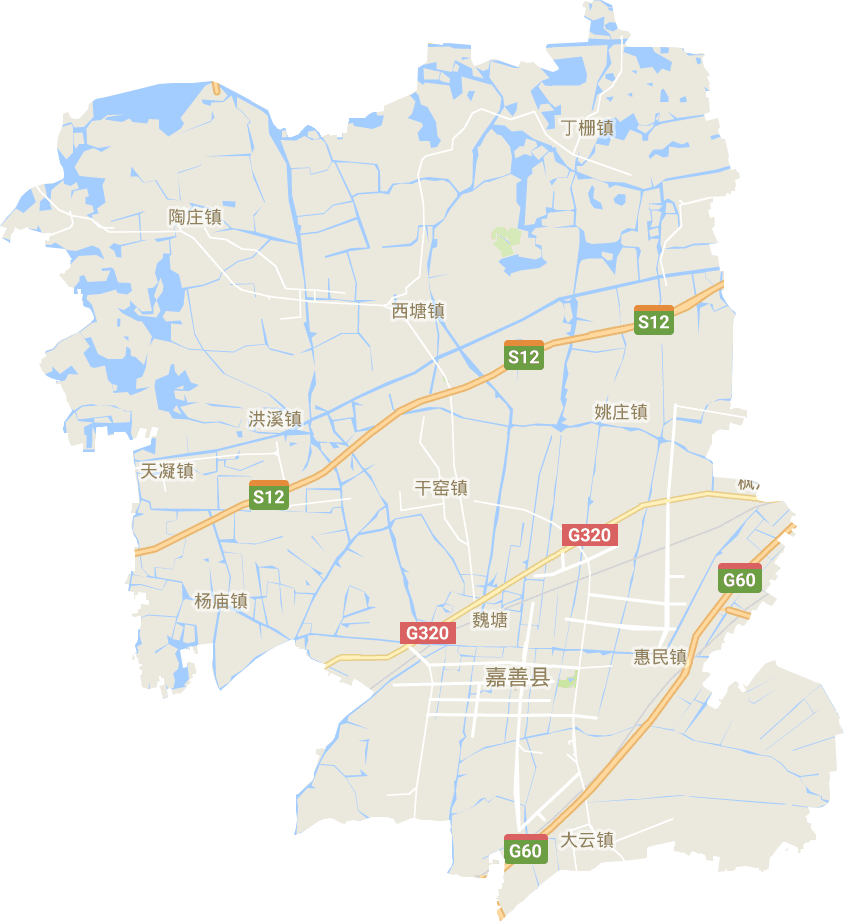 嘉善縣電子地圖