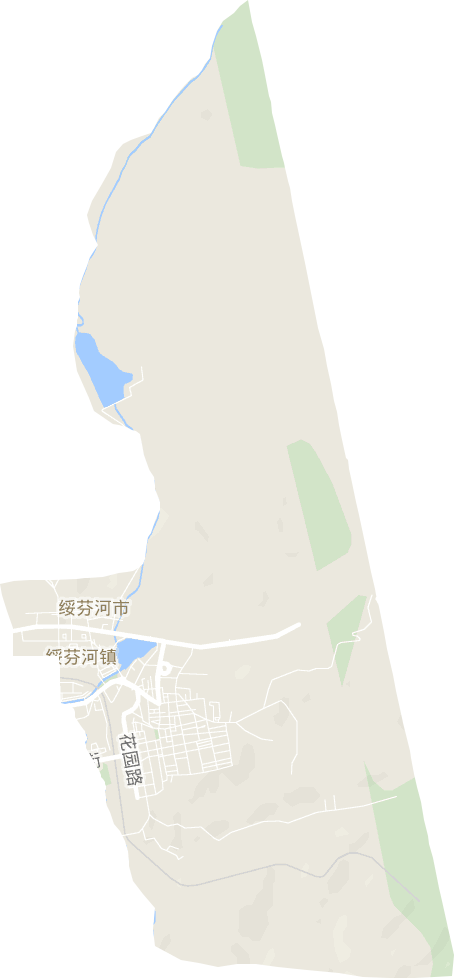 綏芬河鎮電子地圖