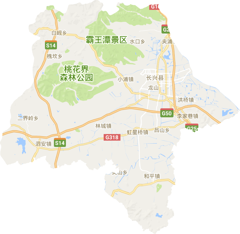 長興縣電子地圖