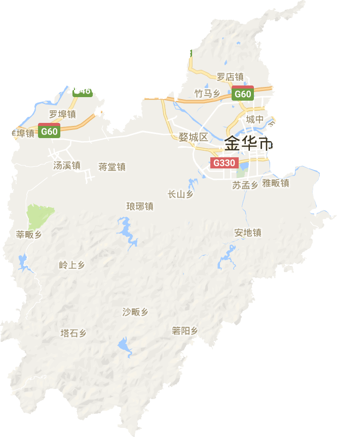 婺城區電子地圖