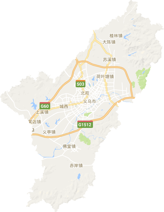 義烏市電子地圖