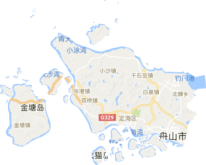 定海區電子地圖