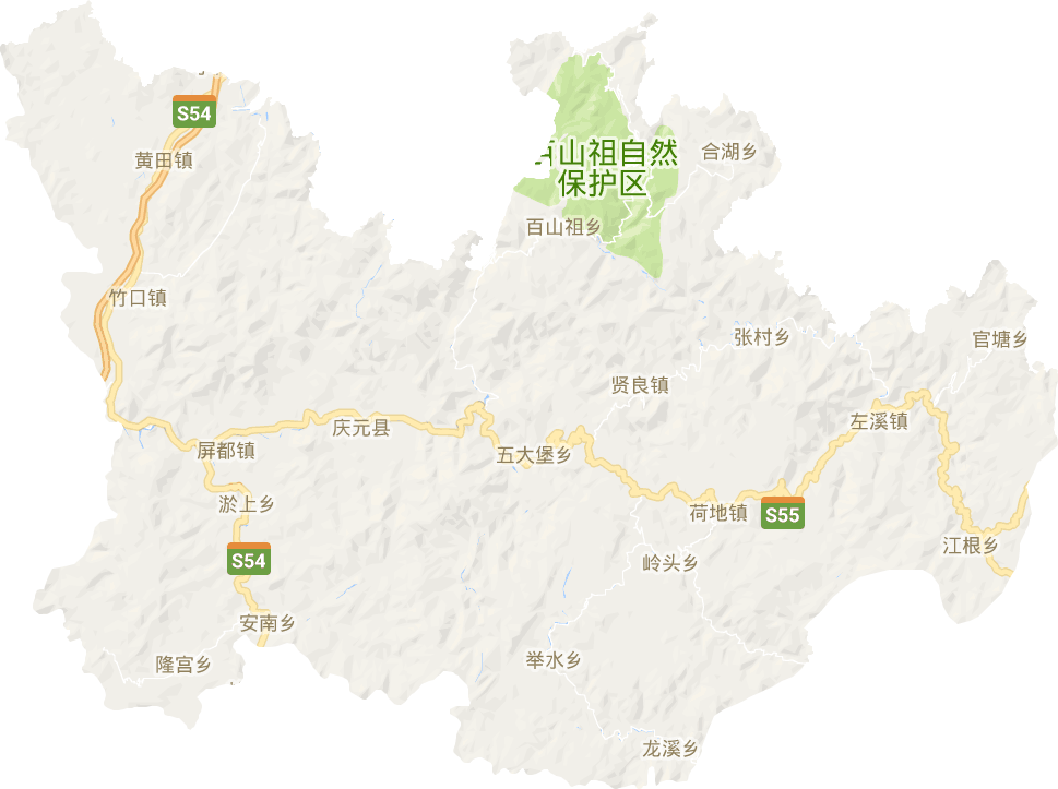 慶元縣電子地圖