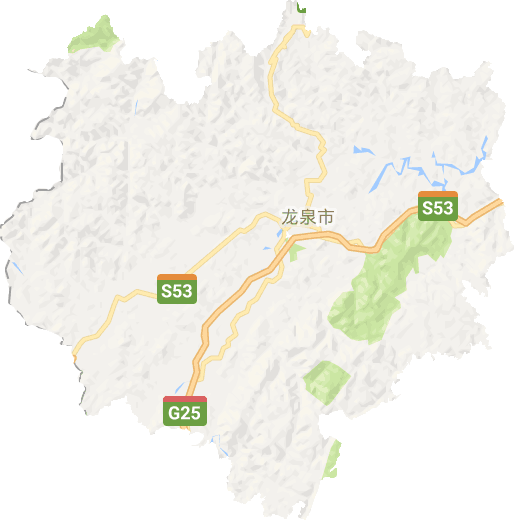 龍泉市電子地圖