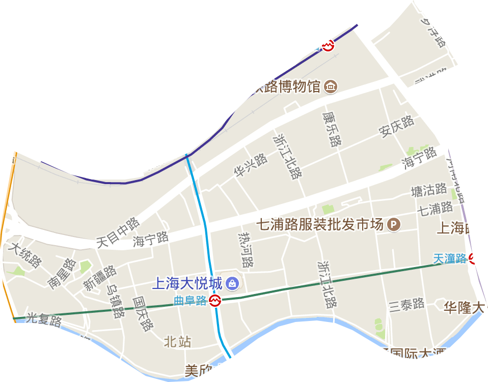 北站街道電子地圖