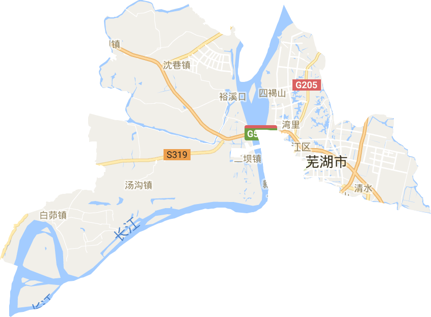鳩江區電子地圖