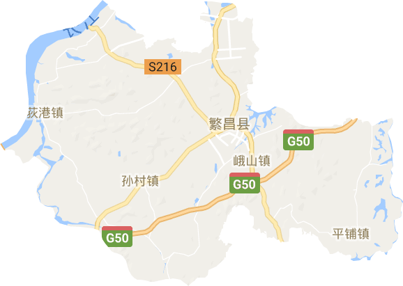繁昌縣電子地圖