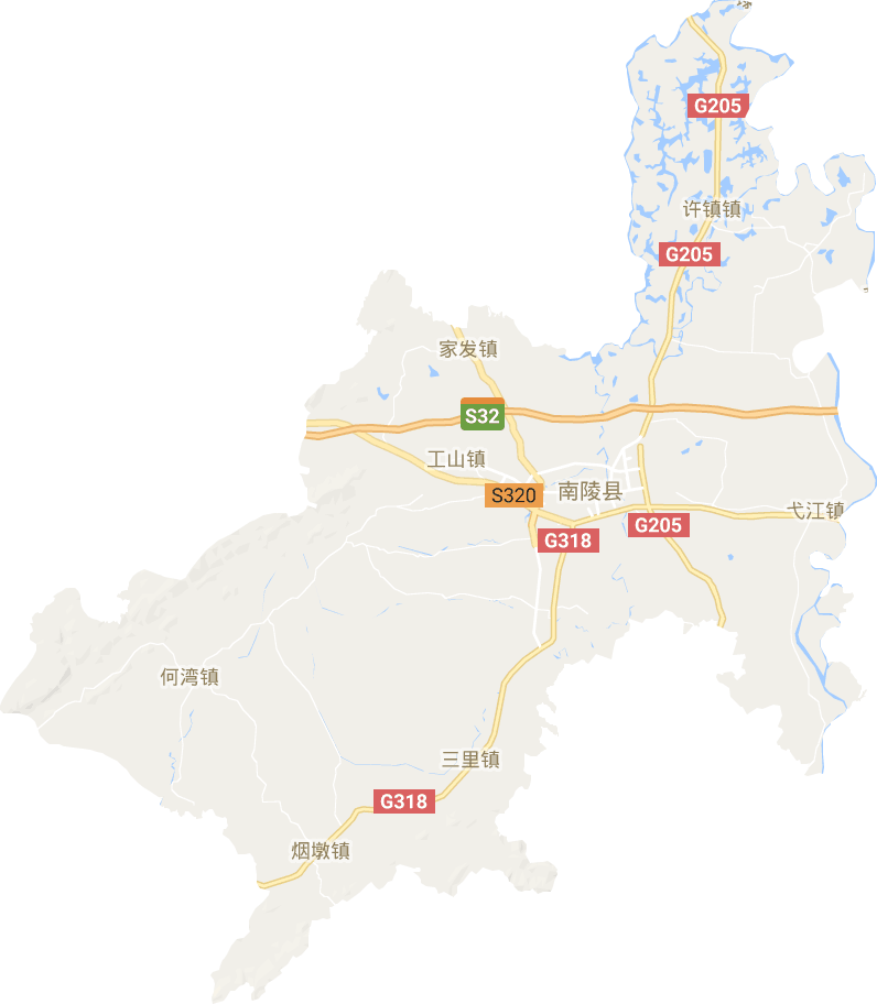 南陵縣電子地圖