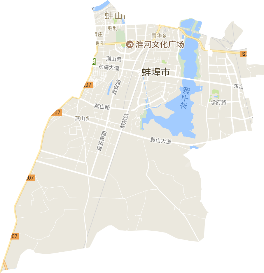 蚌山區(qū)電子地圖