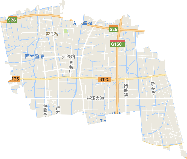 香花橋街道電子地圖