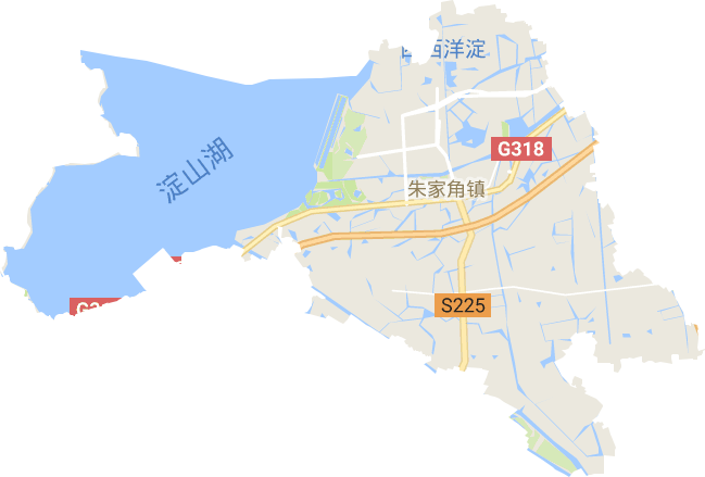 朱家角鎮電子地圖