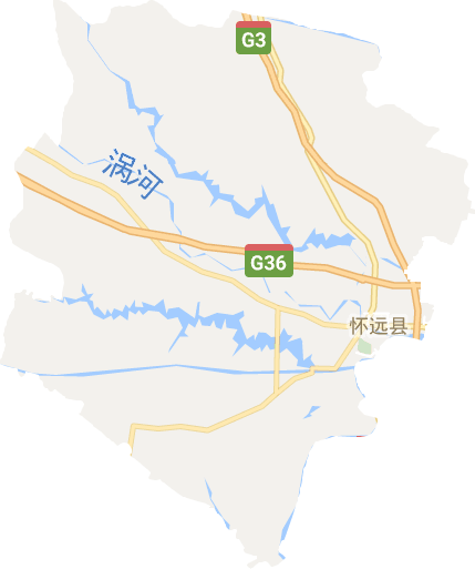 懷遠縣電子地圖