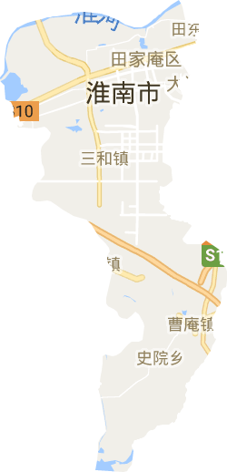 田家庵區電子地圖