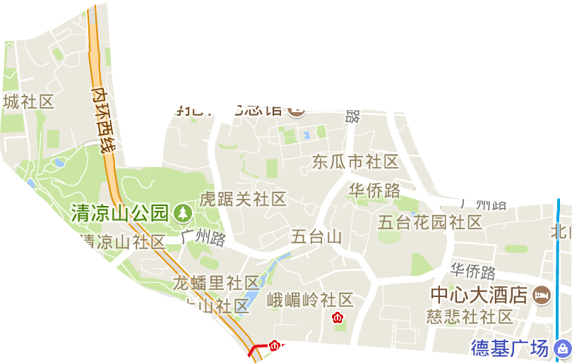 華僑路街道電子地圖