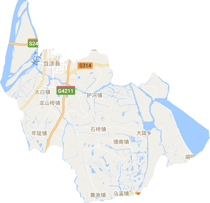 當(dāng)涂縣電子地圖