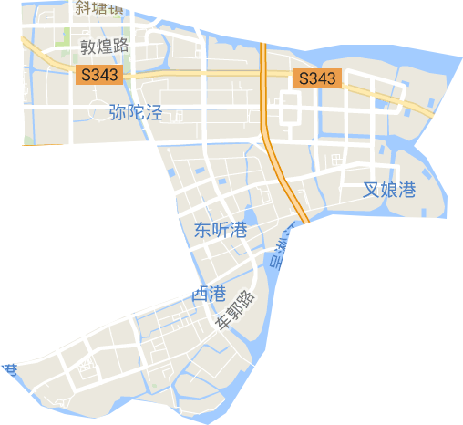 斜塘街道電子地圖