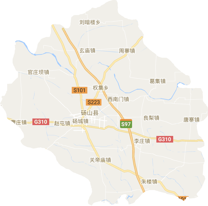 碭山縣電子地圖