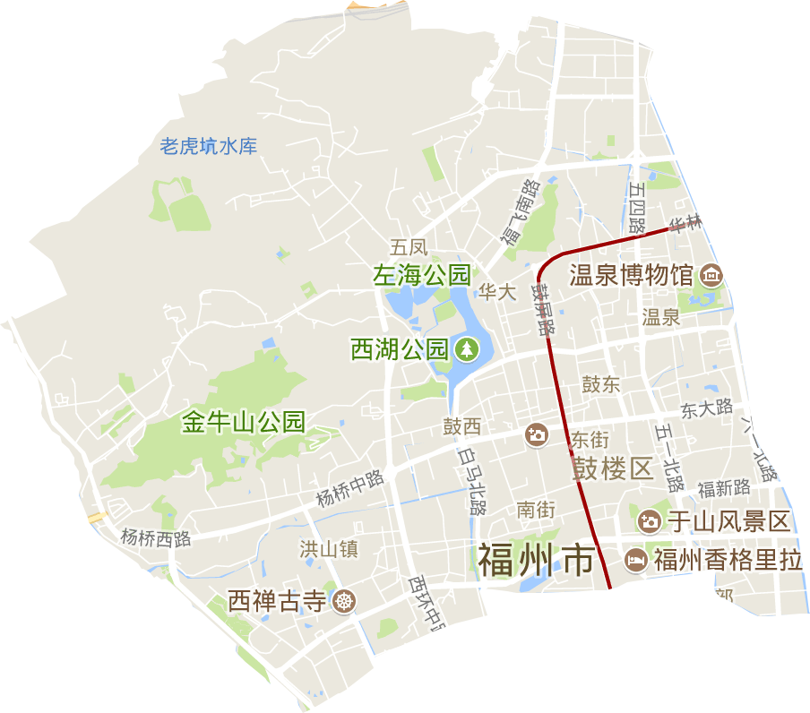 鼓樓區(qū)電子地圖