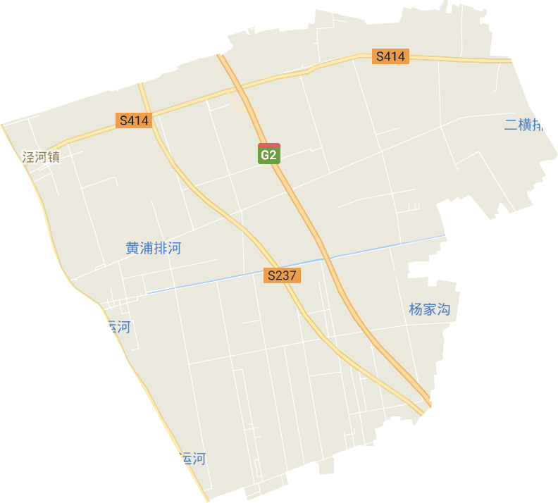 涇河鎮電子地圖