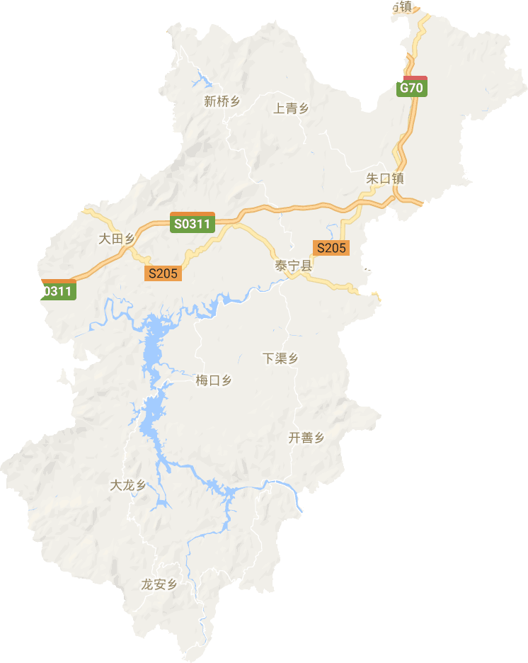 泰寧縣電子地圖