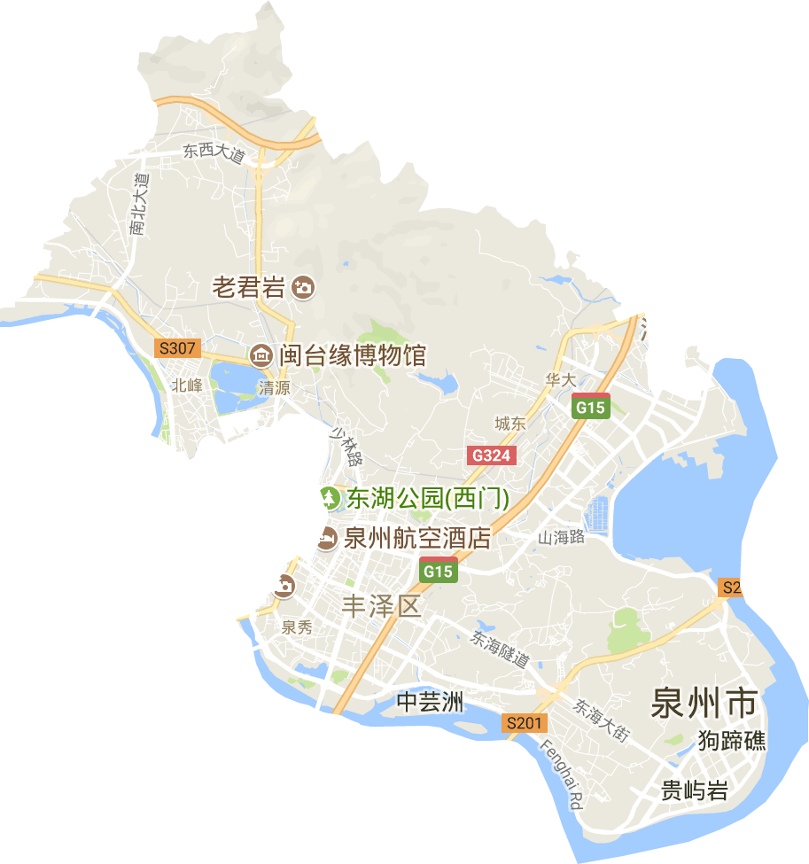 豐澤區電子地圖
